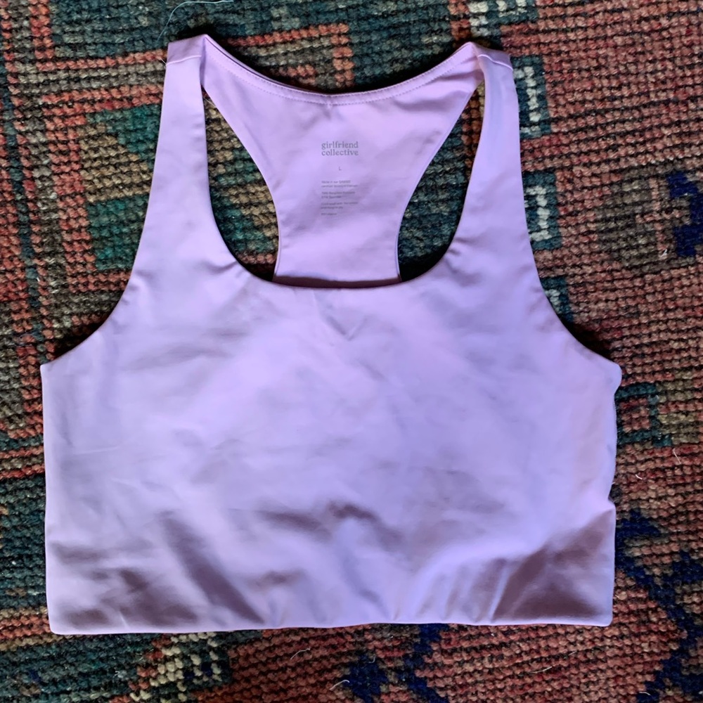 Girlfriend Collective Paloma Bra | Lavender | Large